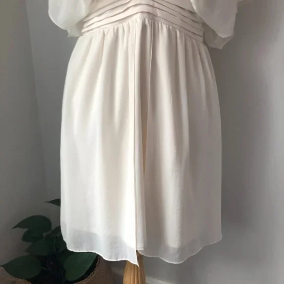 Cooper St Off White V Neck Grecian Style Boho Dress Size 12 New w Tags $149 - Picture 3 of 12